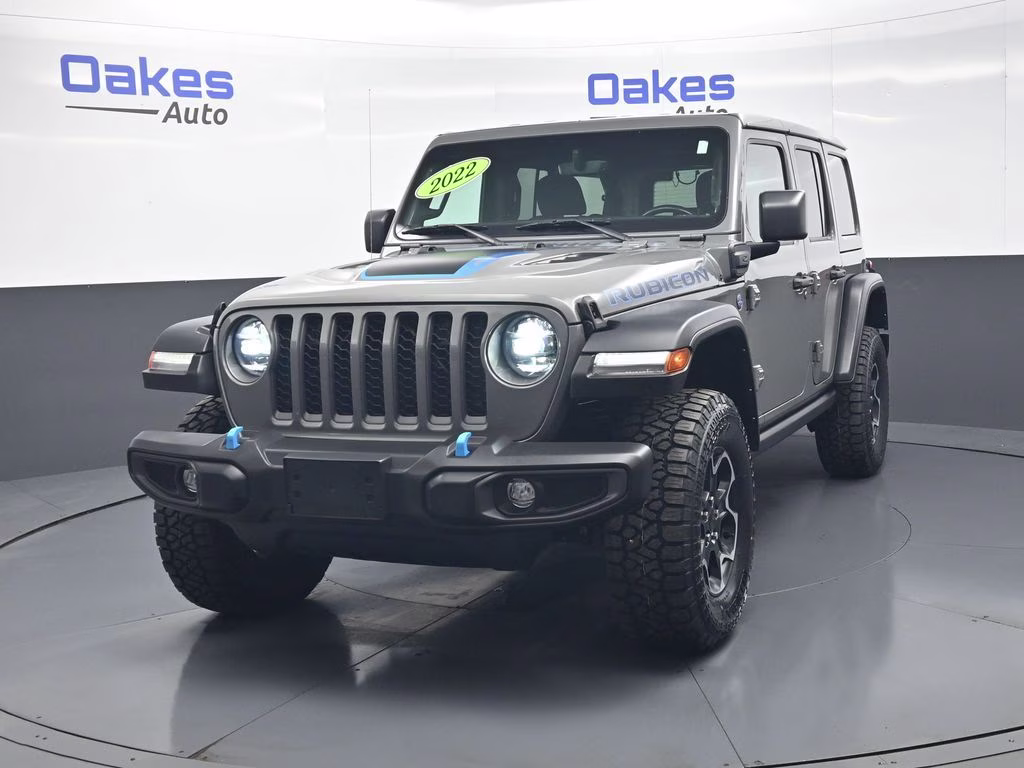 2022 Sting-Gray Clearcoat Jeep Wrangler Unlimited Rubicon 4xe 4X4 SUV