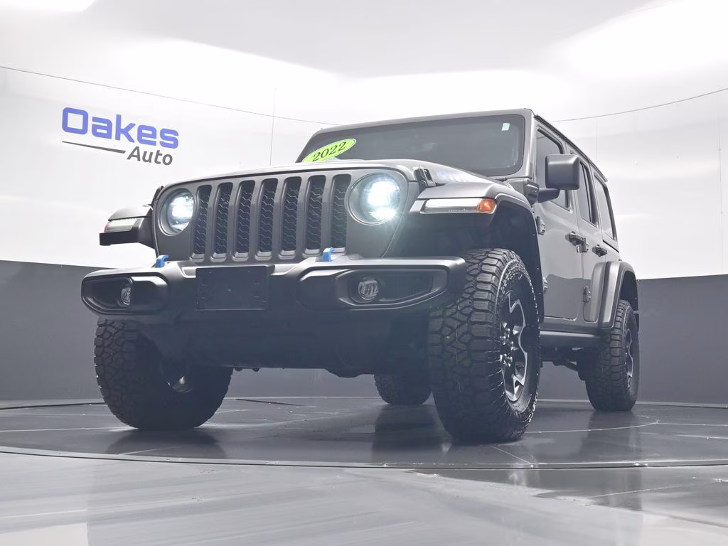 2022 Sting-Gray Clearcoat Jeep Wrangler Unlimited Rubicon 4xe 4X4 SUV