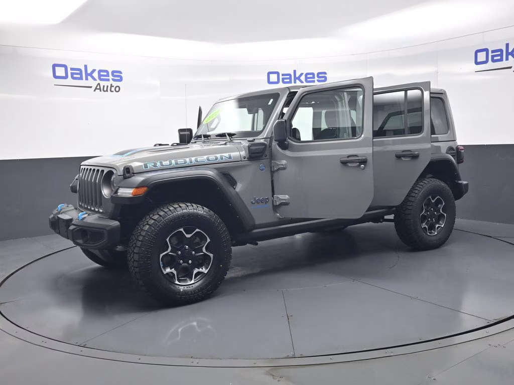 2022 Sting-Gray Clearcoat Jeep Wrangler Unlimited Rubicon 4xe 4X4 SUV