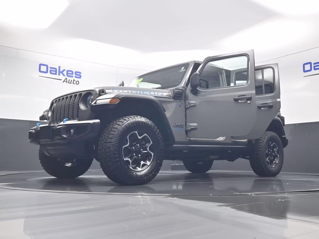 2022 Sting-Gray Clearcoat Jeep Wrangler Unlimited Rubicon 4xe 4X4 SUV