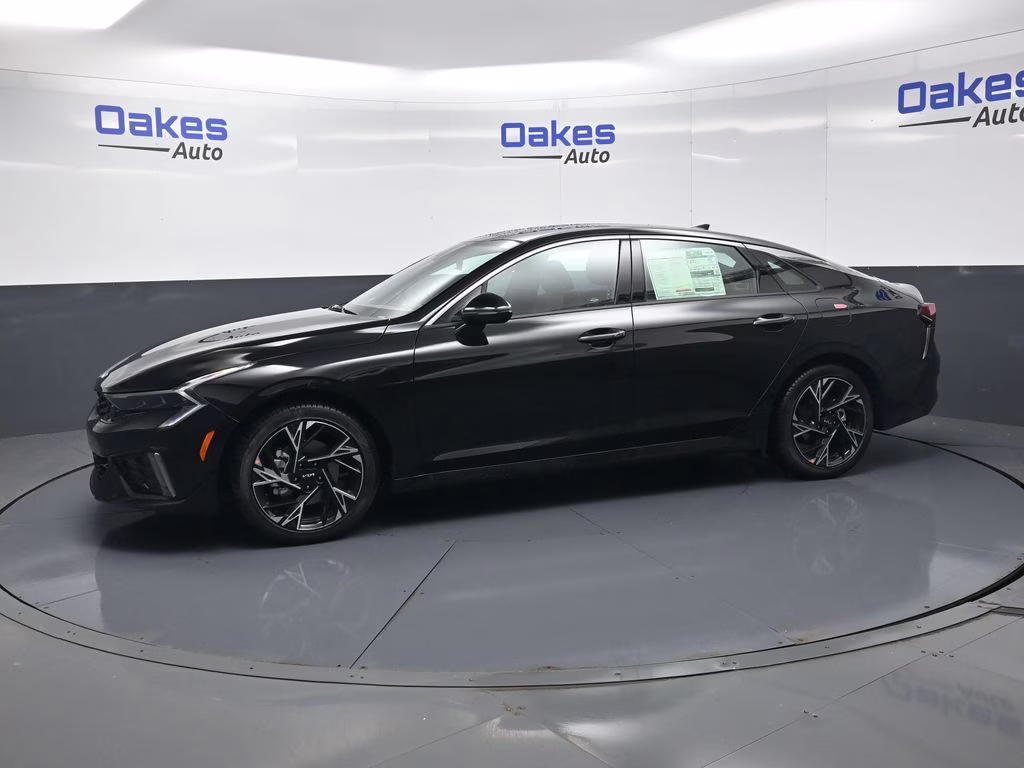 2026 Aurora Black Pearl Kia K5 GT-Line AWD Sedan