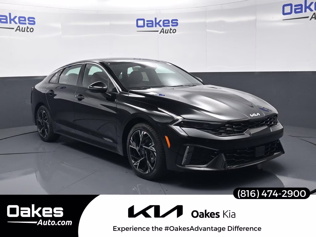 2026 Aurora Black Pearl Kia K5 GT-Line AWD Sedan