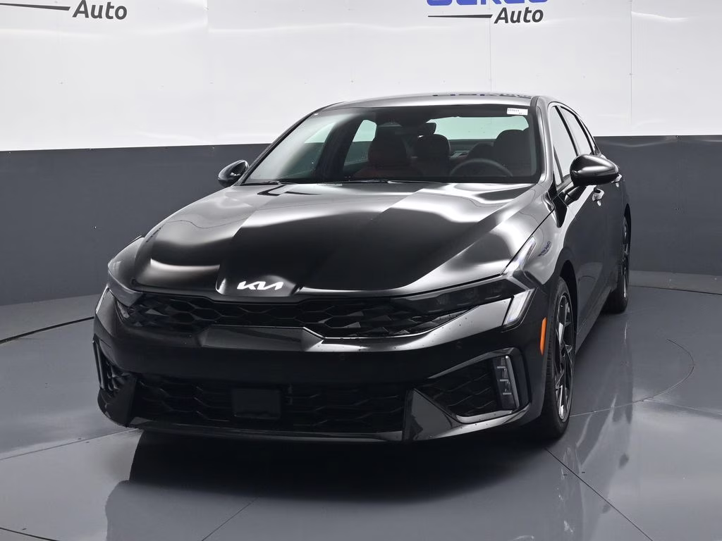 2026 Aurora Black Pearl Kia K5 GT-Line AWD Sedan