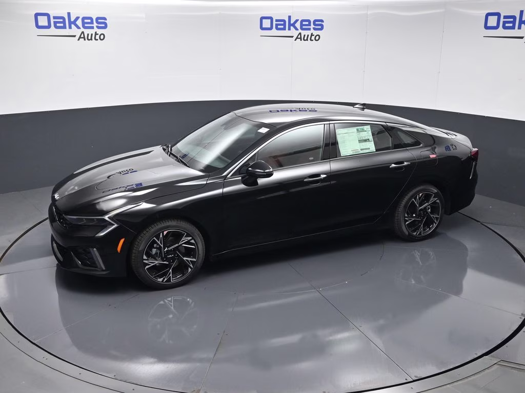 2026 Aurora Black Pearl Kia K5 GT-Line AWD Sedan