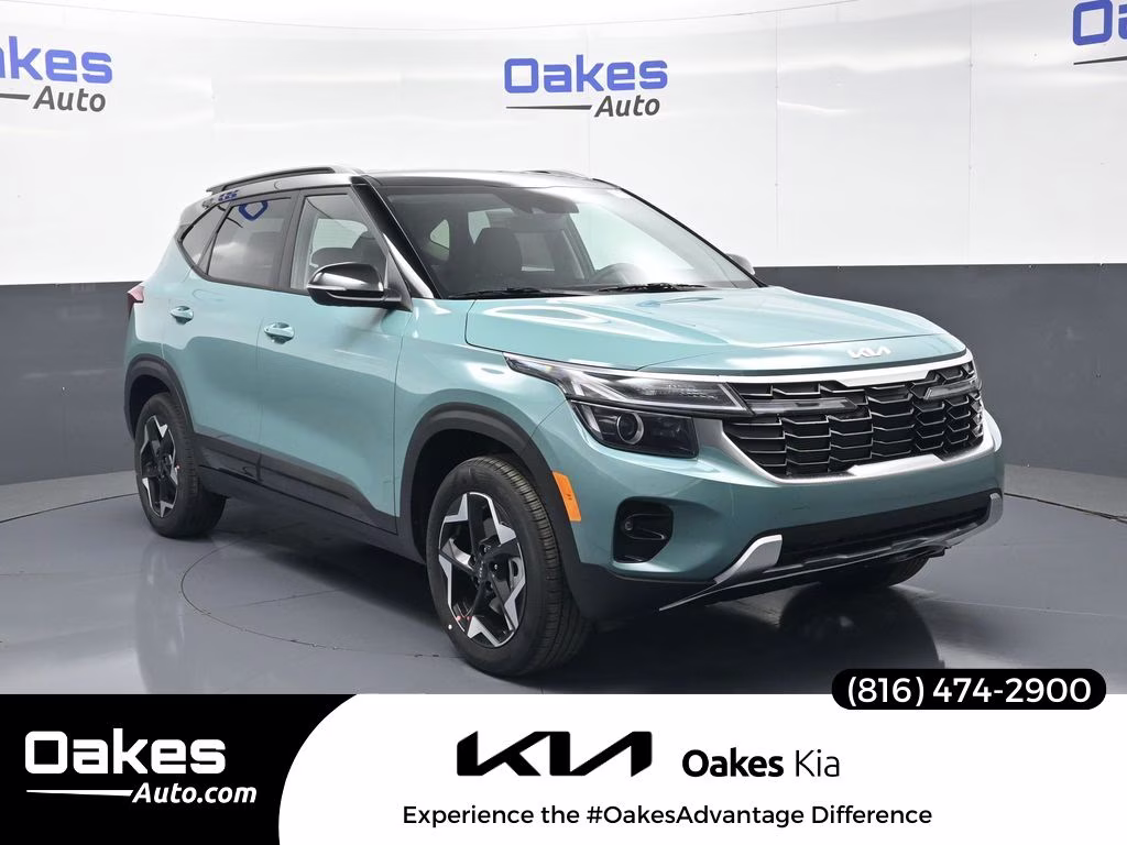 2026 Pluton Blue/Black Roof Kia Seltos S AWD SUV