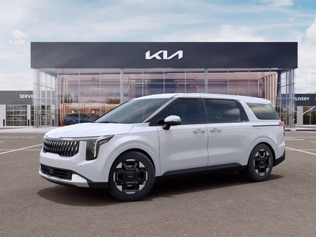 2026 Snow White Pearl Kia Carnival EX FWD Van