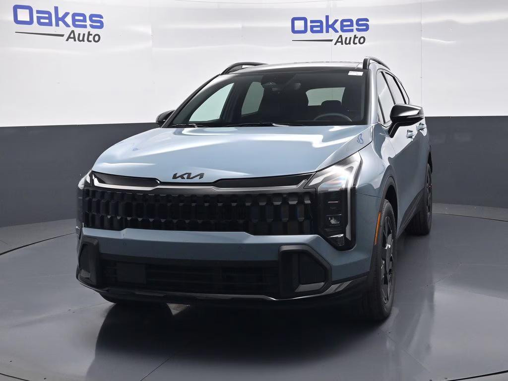 2026 Heritage Blue Kia Sportage Hybrid X-Line AWD SUV