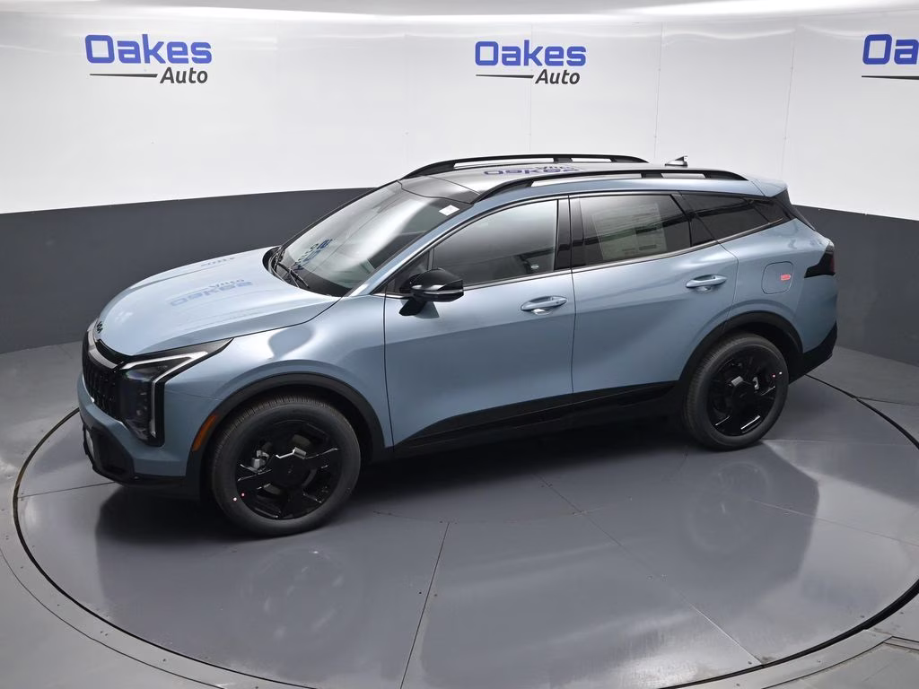 2026 Heritage Blue Kia Sportage Hybrid X-Line AWD SUV