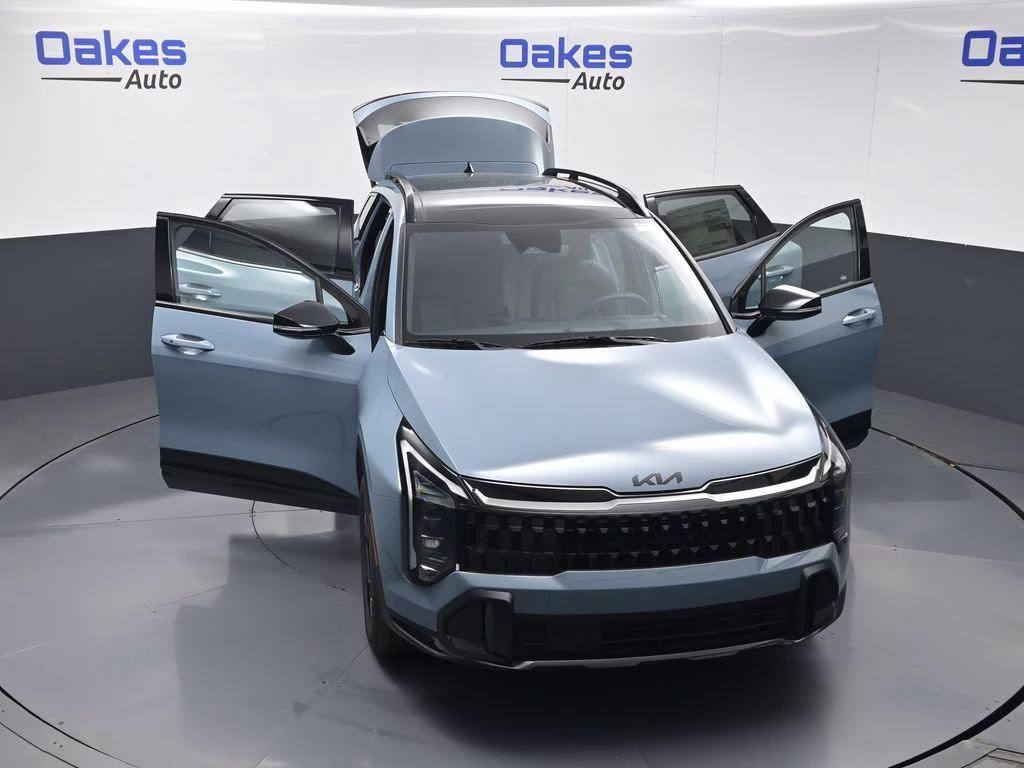 2026 Heritage Blue Kia Sportage Hybrid X-Line AWD SUV