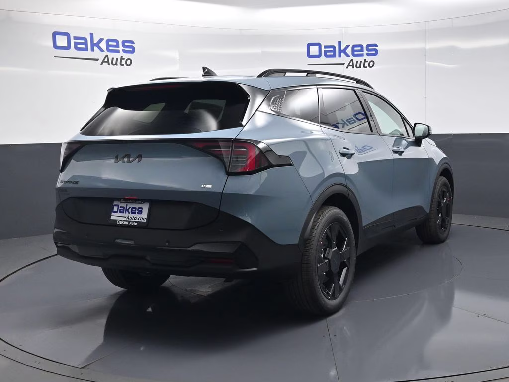 2026 Heritage Blue Kia Sportage Hybrid X-Line AWD SUV