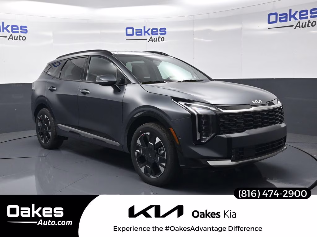 2026 Shadow Matte Gray Kia Sportage Hybrid SX-Prestige SUV