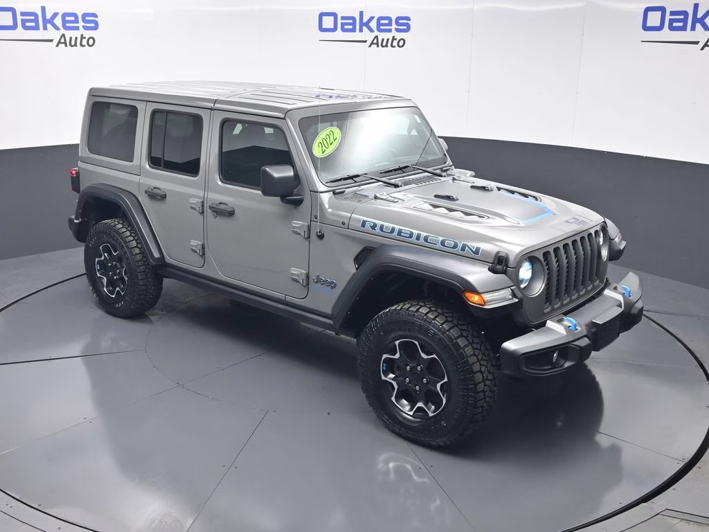 2022 Sting-Gray Clearcoat Jeep Wrangler Unlimited Rubicon 4xe 4X4 SUV