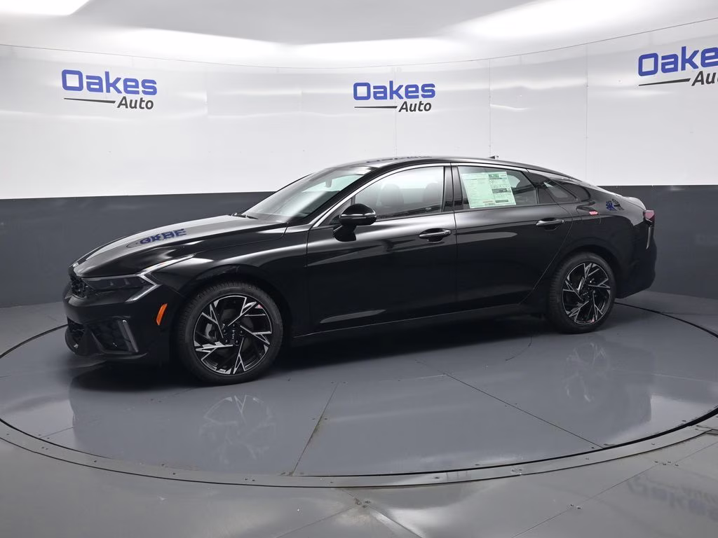 2026 Aurora Black Pearl Kia K5 GT-Line AWD Sedan