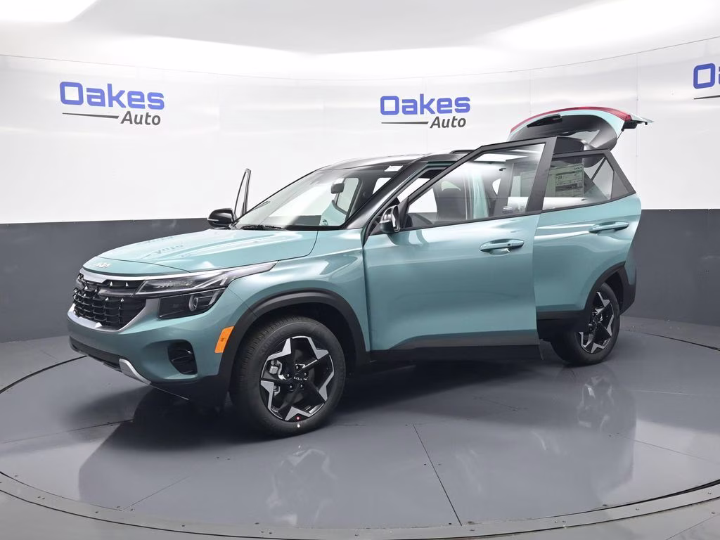 2026 Pluton Blue/Black Roof Kia Seltos S AWD SUV