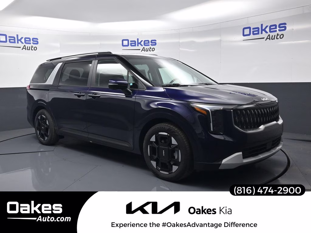 2026 Deep Chroma Blue Kia Carnival EX FWD Van