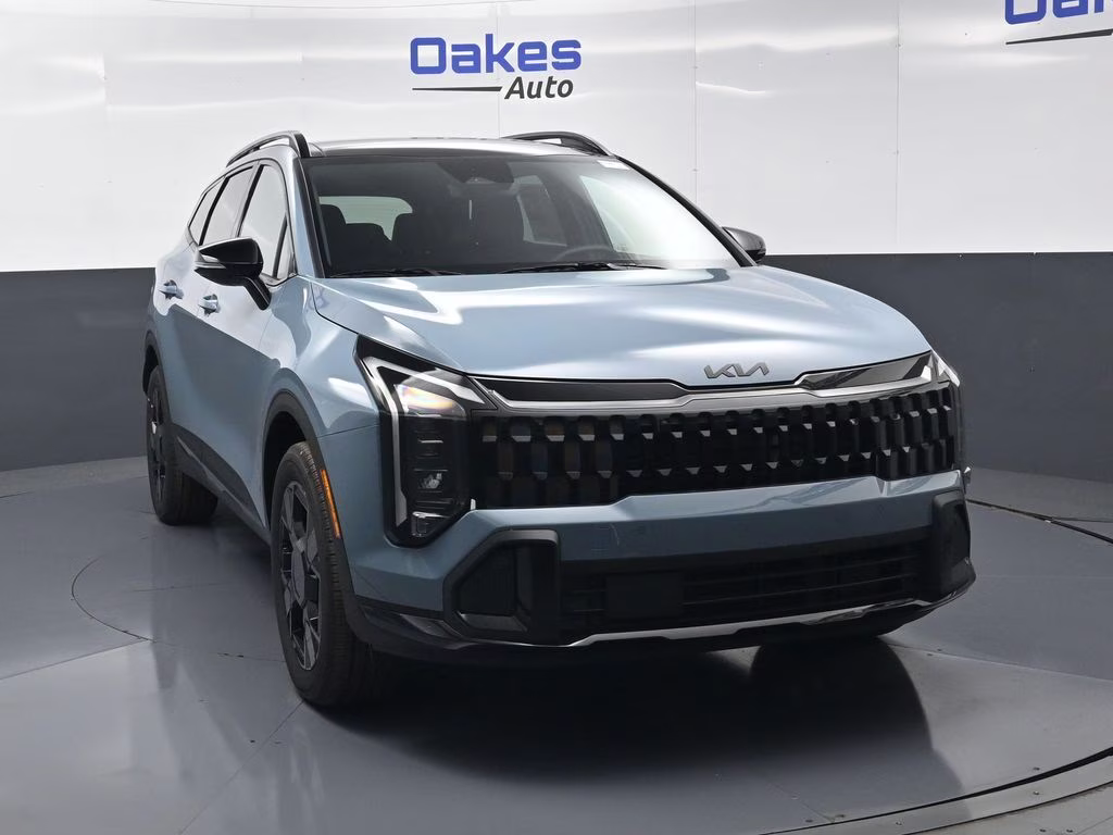 2026 Heritage Blue Kia Sportage Hybrid X-Line AWD SUV