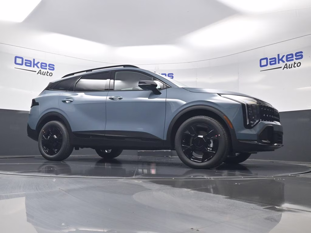 2026 Heritage Blue Kia Sportage Hybrid X-Line AWD SUV