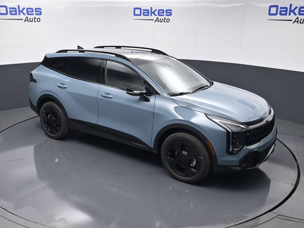 2026 Heritage Blue Kia Sportage Hybrid X-Line AWD SUV