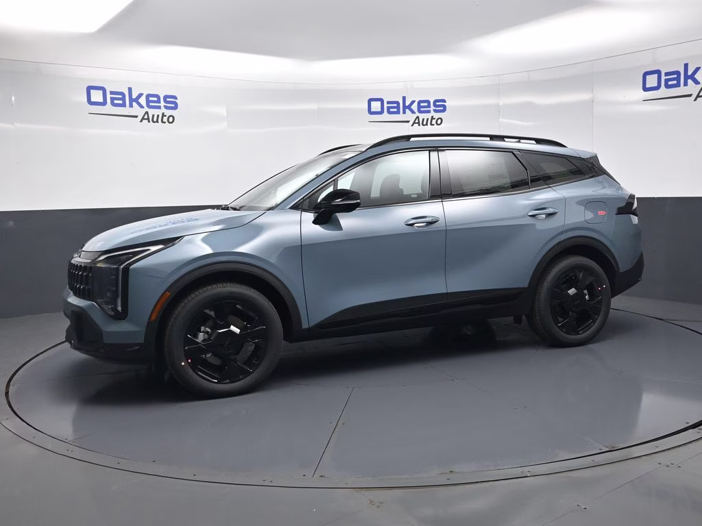 2026 Heritage Blue Kia Sportage Hybrid X-Line AWD SUV