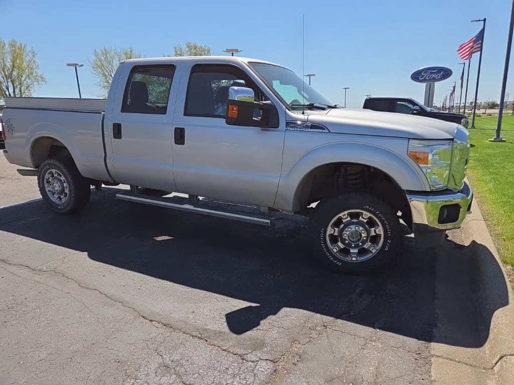 2014 Ingot Silver Ford Super Duty F-250 SRW XLT 4X4 Truck