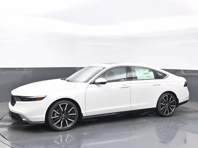 2026 Platinum White Pearl Honda Accord Hybrid Touring FWD Sedan