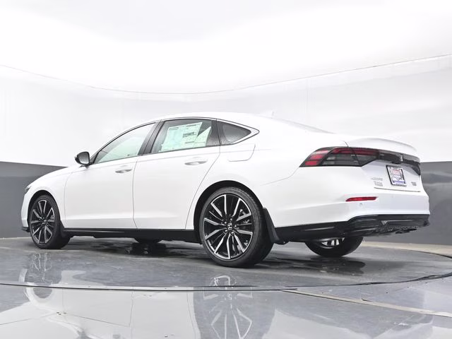 2026 Platinum White Pearl Honda Accord Hybrid Touring FWD Sedan