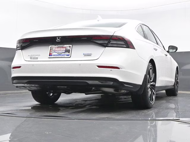 2026 Platinum White Pearl Honda Accord Hybrid Touring FWD Sedan