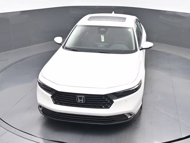 2026 Platinum White Pearl Honda Accord Hybrid Touring FWD Sedan