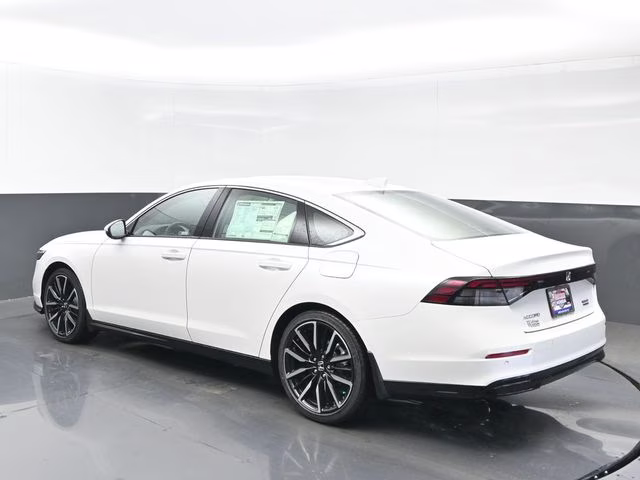 2026 Platinum White Pearl Honda Accord Hybrid Touring FWD Sedan