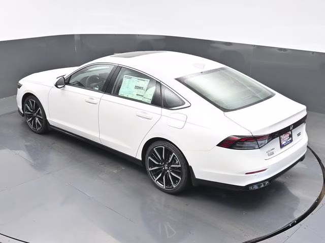 2026 Platinum White Pearl Honda Accord Hybrid Touring FWD Sedan