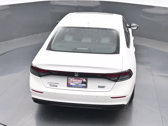 2026 Platinum White Pearl Honda Accord Hybrid Touring FWD Sedan