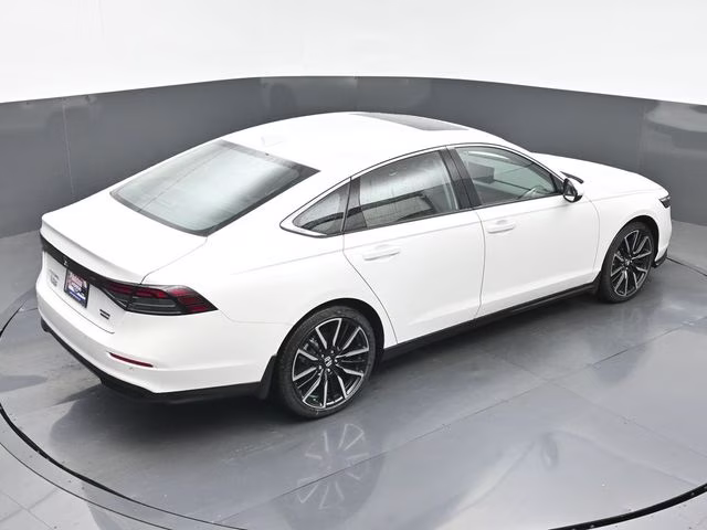 2026 Platinum White Pearl Honda Accord Hybrid Touring FWD Sedan