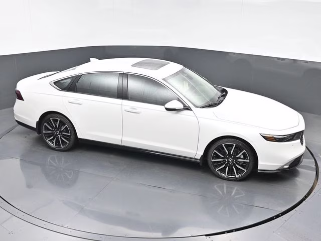 2026 Platinum White Pearl Honda Accord Hybrid Touring FWD Sedan