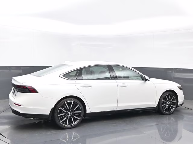 2026 Platinum White Pearl Honda Accord Hybrid Touring FWD Sedan