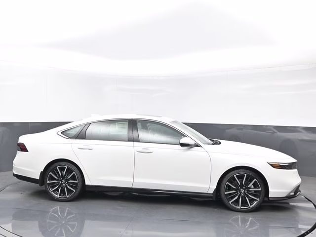 2026 Platinum White Pearl Honda Accord Hybrid Touring FWD Sedan
