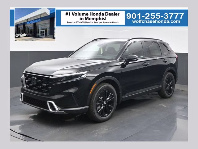 2026 Crystal Black Pearl Honda CR-V Hybrid Sport Touring AWD SUV