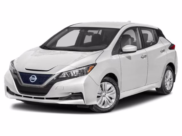2022 Pearl White Nissan LEAF SV FWD Hatchback