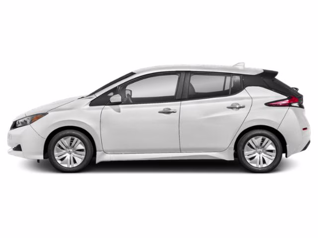 2022 Pearl White Nissan LEAF SV FWD Hatchback