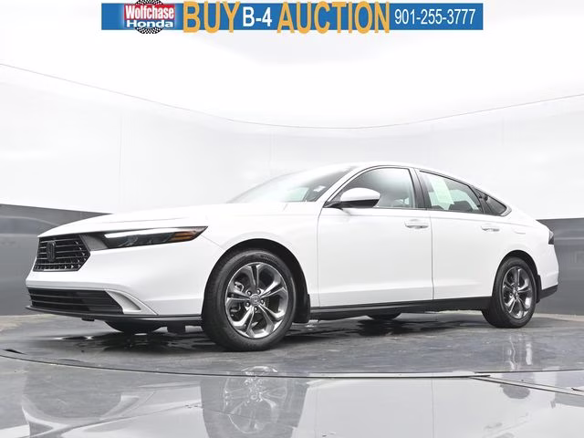 2023 Platinum White Pearl Honda Accord EX FWD Sedan