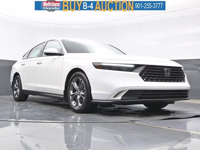 2023 Platinum White Pearl Honda Accord EX FWD Sedan
