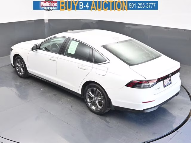 2023 Platinum White Pearl Honda Accord EX FWD Sedan