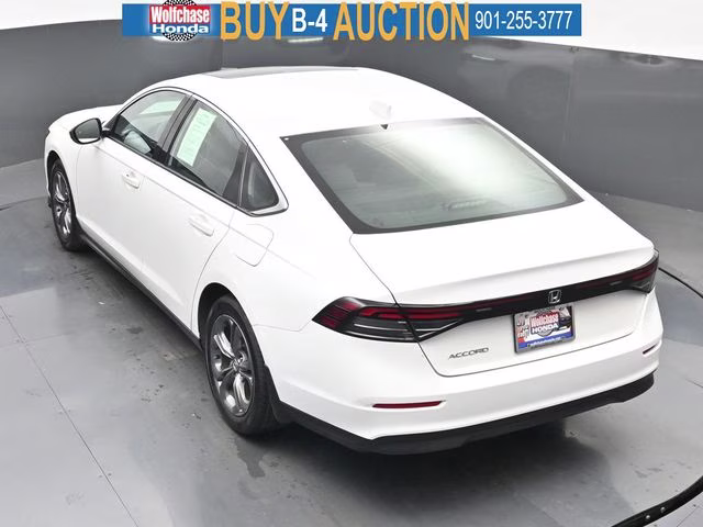 2023 Platinum White Pearl Honda Accord EX FWD Sedan
