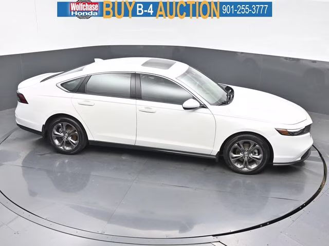 2023 Platinum White Pearl Honda Accord EX FWD Sedan