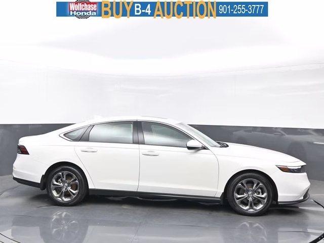 2023 Platinum White Pearl Honda Accord EX FWD Sedan