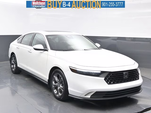 2023 Platinum White Pearl Honda Accord EX FWD Sedan