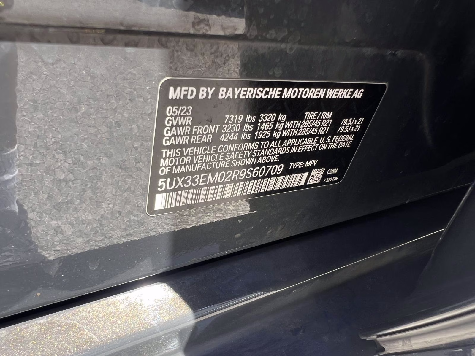 2024 Gray BMW X7 M60i AWD SUV