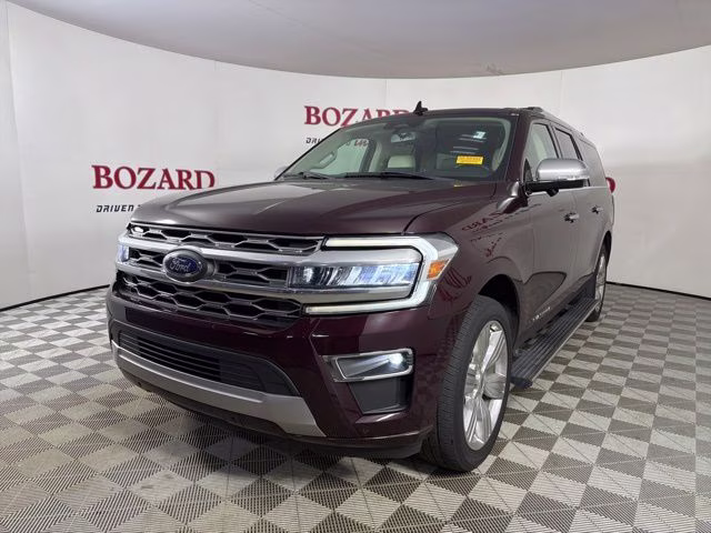 2023 Red Metallic Ford Expedition Max Platinum RWD SUV