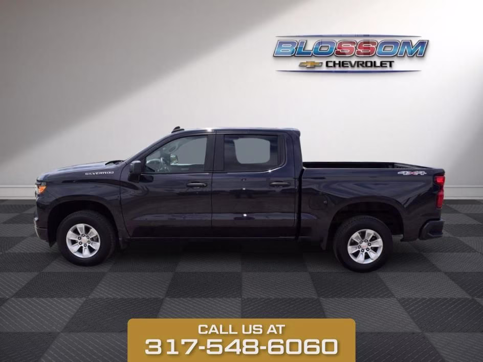 2023 Ash Chevrolet Silverado 1500 Custom 4X4 Truck