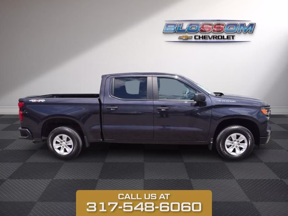 2023 Ash Chevrolet Silverado 1500 Custom 4X4 Truck