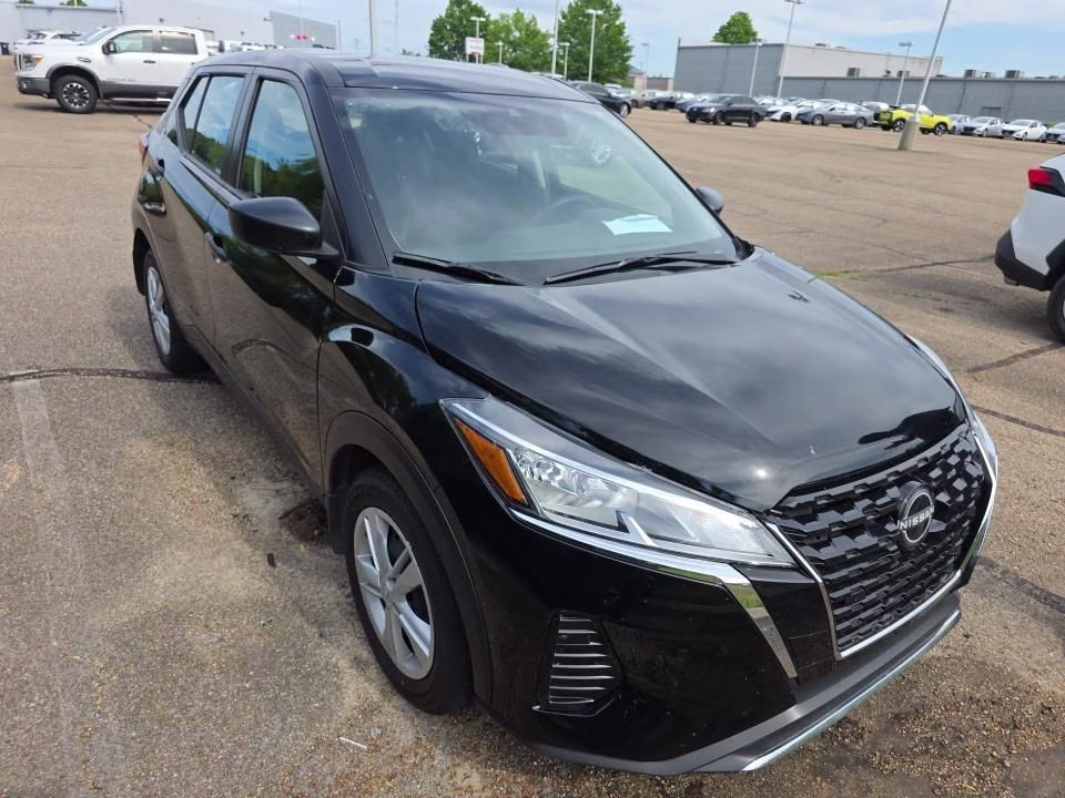 2024 Super Black Nissan Kicks S FWD SUV